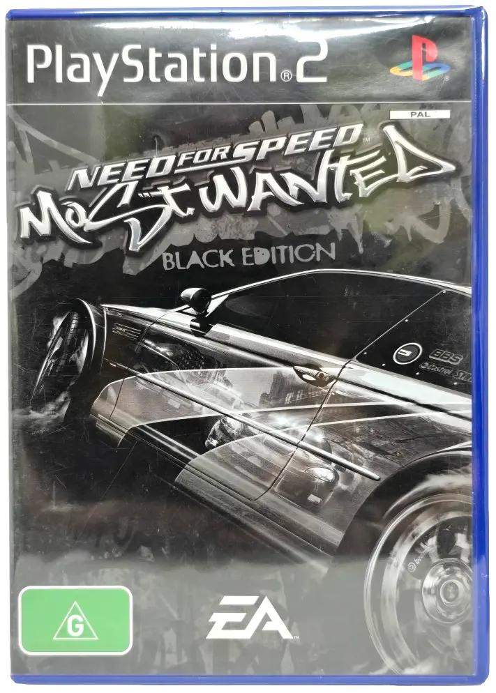 Need For Speed Most Wanted Black Edition Ps2 Pal *No Manual* (Preowned) 1