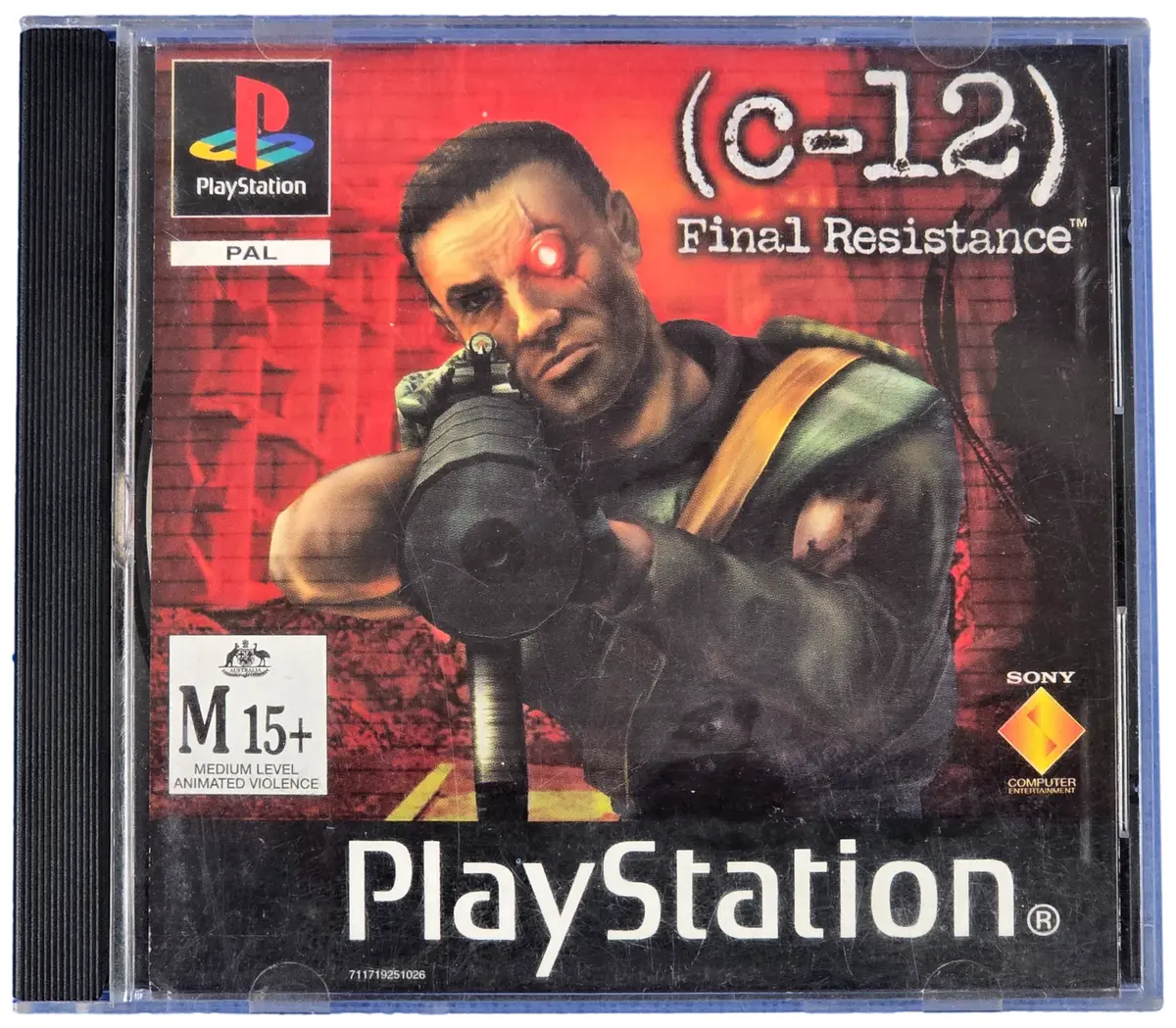 C-12 Final Resistance Ps1 Ps2 Ps3 Pal *No Manual* Playstation 1