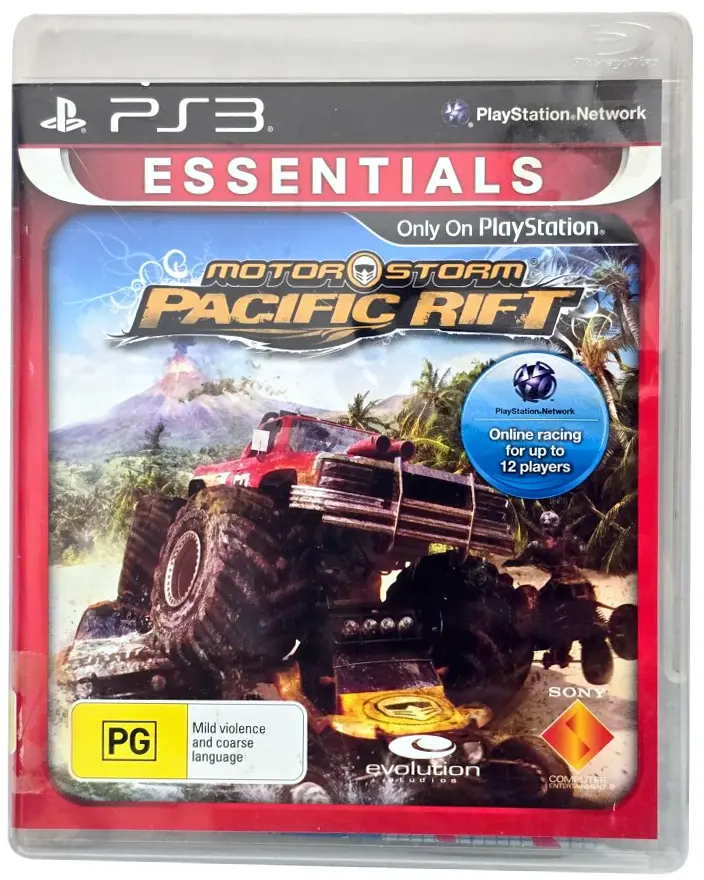 Motor Storm Pacific Rift *Essentials* Motorstorm Sony Ps3 Playstation (Preowned) 1