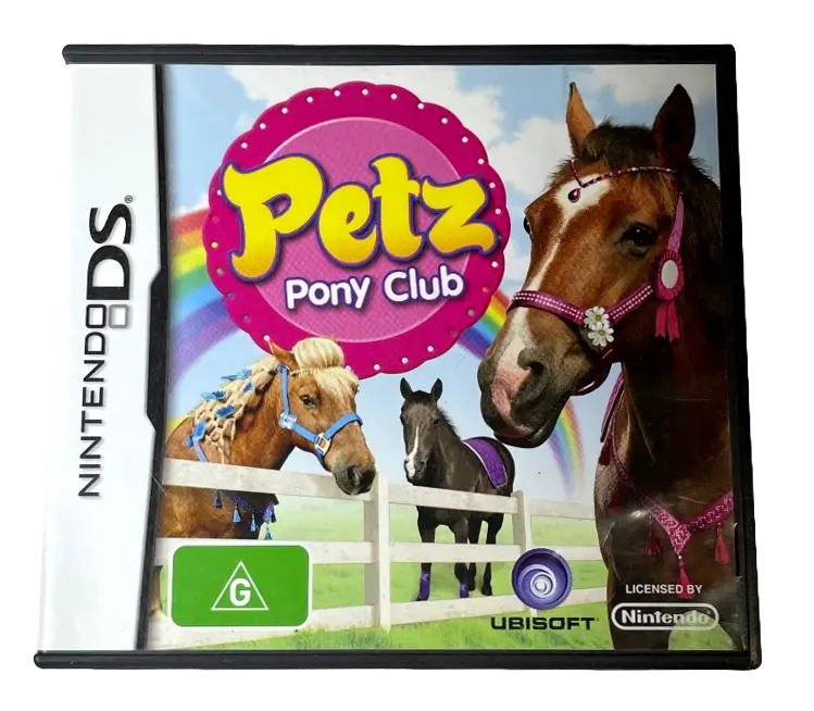 Petz Pony Club Ds 2Ds 3Ds Game *No Manual* (Preowned) 1