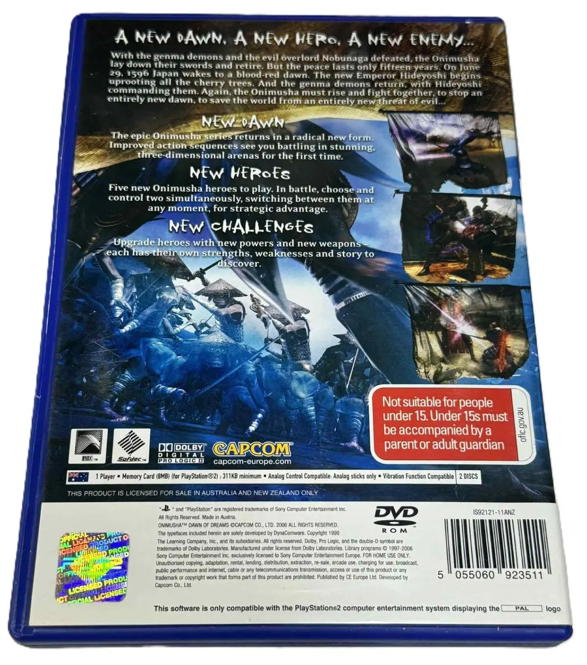 Onimusha: Dawn Of Dreams Ps2 Pal *Complete* (Pre-Owned) 2