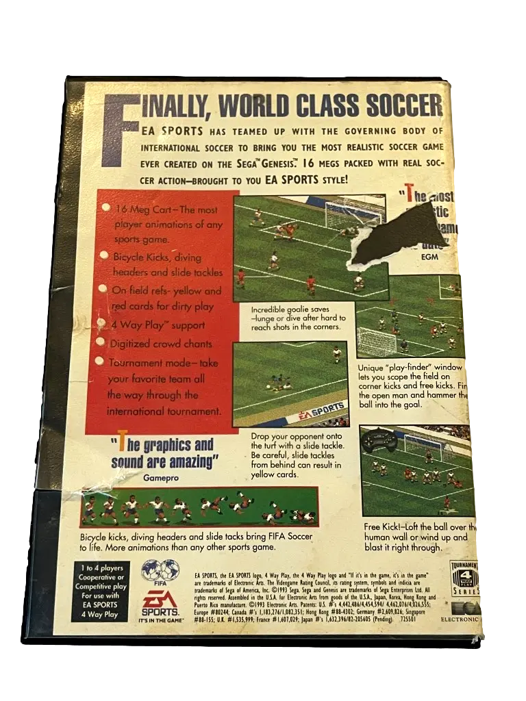 Fifa International Soccer Sega Mega Drive *Complete* #1 (Pre-Owned) 2