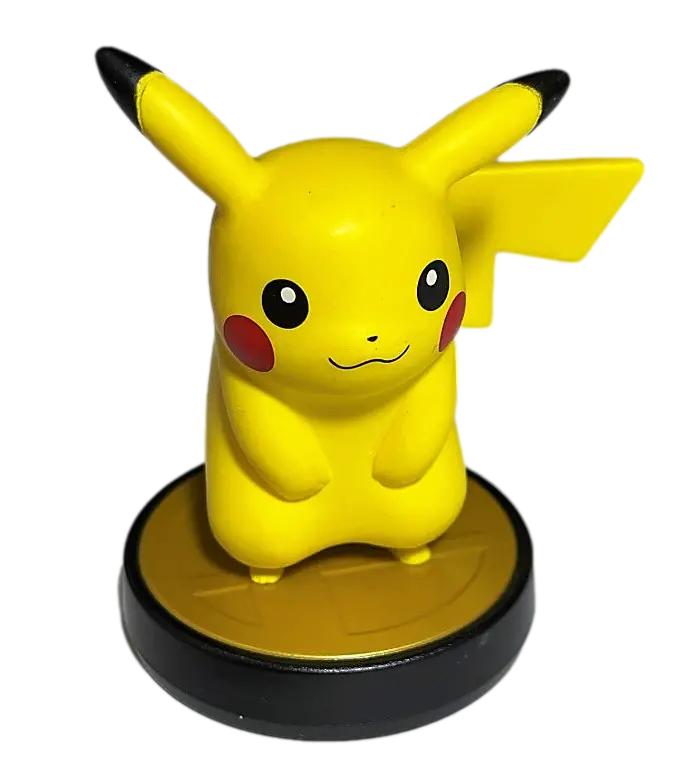 Super Smash Bros Collection N0.10 Pikachu Nintendo Amiibo Loose (Preowned) 1