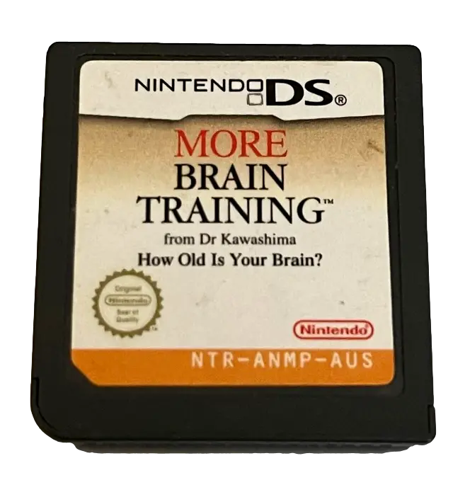 More Brain Training Nintendo Ds 2Ds 3Ds Game *Cartridge Only* (Pre-Owned) 1