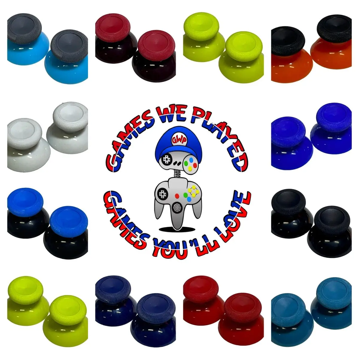 Ps5 Controller Toggle Pair Of Analog Thumbstick Caps Colored Selection 1