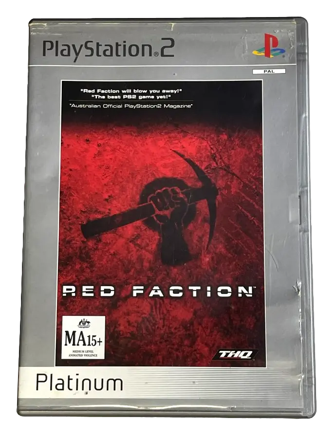 Red Faction (Platinum) Ps2 Pal *Complete* (Preowned) 1