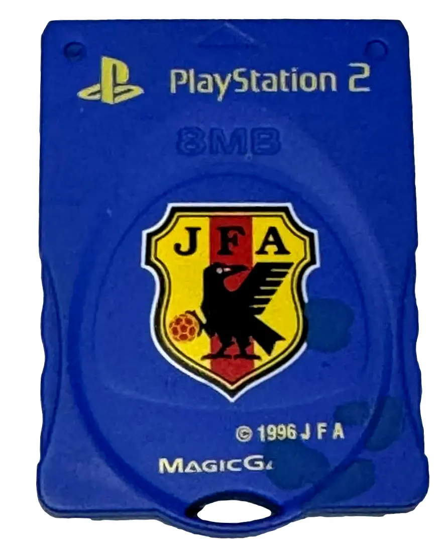 Tabbed Blue Jfa Soccer Magic Gate Ps2 Memory Card Playstation 2 8Mb (Preowned) 1