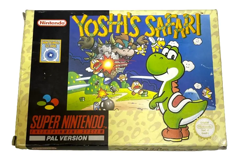 Yoshi's Safari Nintendo Snes Boxed Pal *Complete* (Preowned) 1