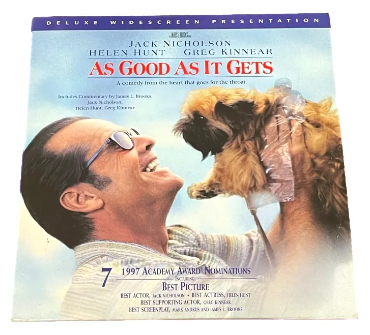 As Good As It Gets Laserdisc - Jack Nickolson Helen Hunt 1