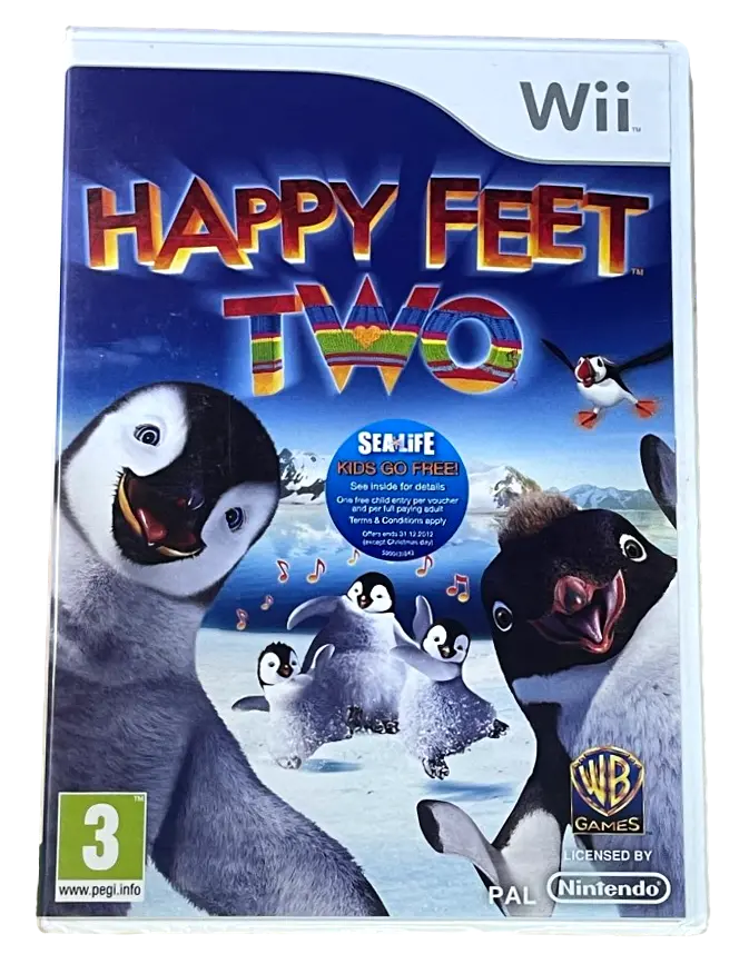 Happy Feet Two 2 Nintendo Wii Pal *New Sealed* 1