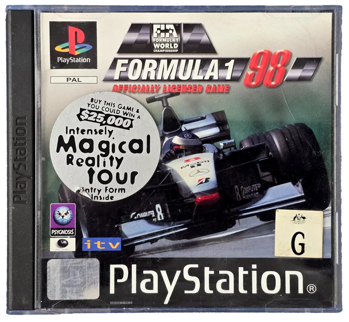 Formula 1 98 Ps1 Ps2 Ps3 Pal *No Manual* Playstation #2 (Preowned) 1