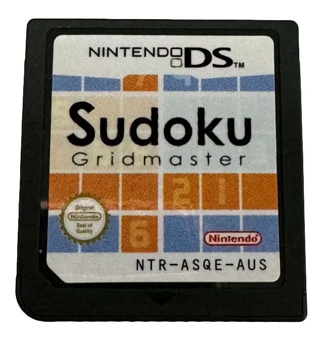 Sudoku Gridmaster Nintendo Ds 2Ds 3Ds *Cartridge Only* (Preowned) 1