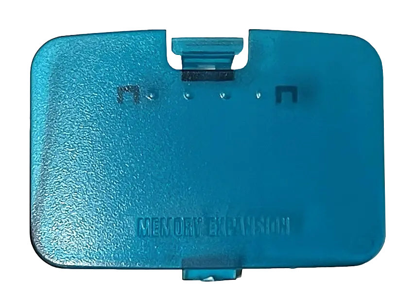 Expansion Pak Pack Cover Lid Door Nintendo 64 N64 Ice Blue New 1