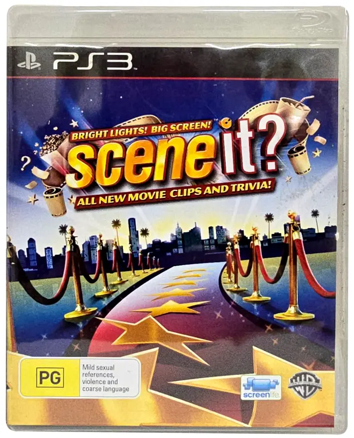 Scene It? Bright Lights! Big Screen! Sony Ps3 Pal Playstation 3 (Preowned) 1