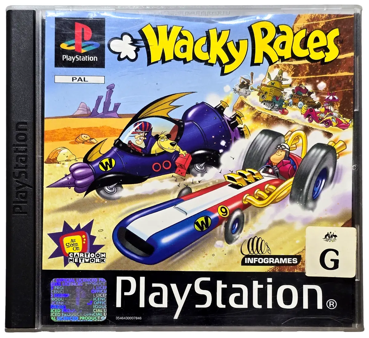 Wacky Races Ps1 Ps2 Ps3 Pal *No Manual* Playstation (Preowned) 1