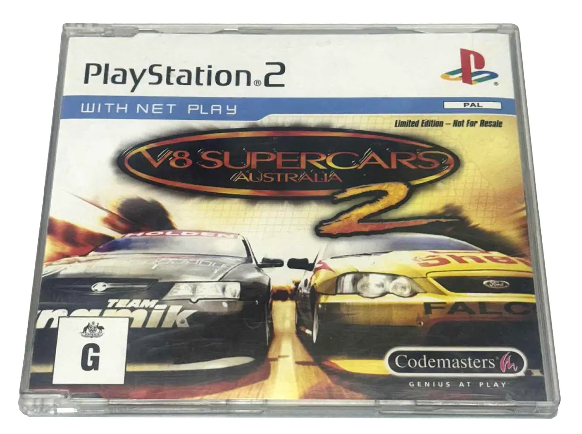 V8 Supercars 2 Australia Ps2 Pal *Promo Disc* (Preowned) 1