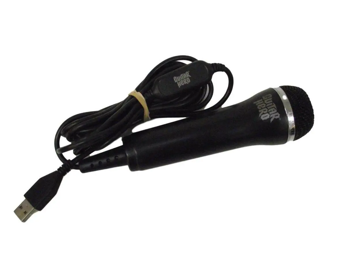 Guitar Hero Usb Microphone Ps2 Ps3 Wii Xbox360 Using Rockband (Preowned) 1