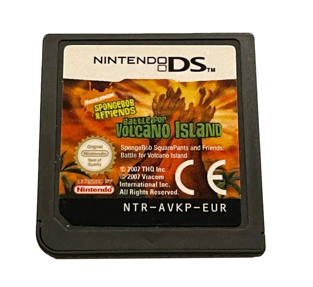 Spongebob Battle For Volcano Island Nintendo Ds 2Ds 3Ds *Cartridge Only* (Pre-Owned) 1