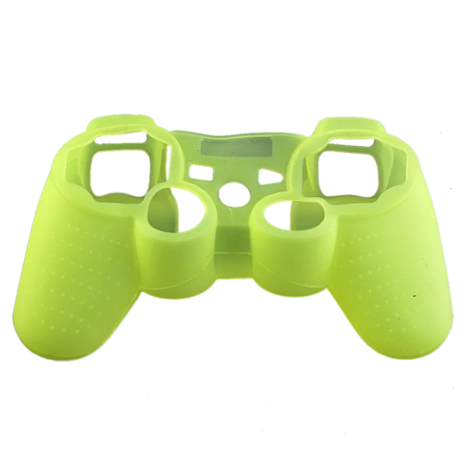 Silicone Cover For Ps3 Controller Skin Case Neon Yellow 1