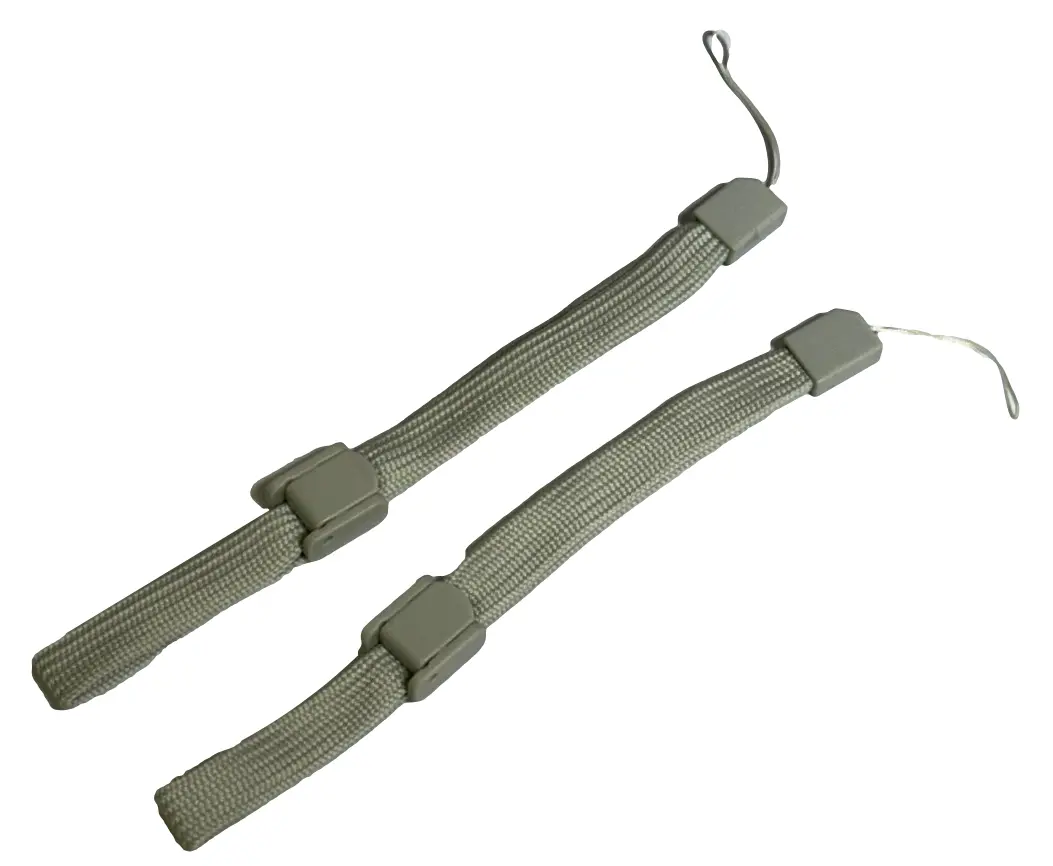 2 X Replacement Nintendo Wii Wristband Lanyard Strap Wii U Grey 1