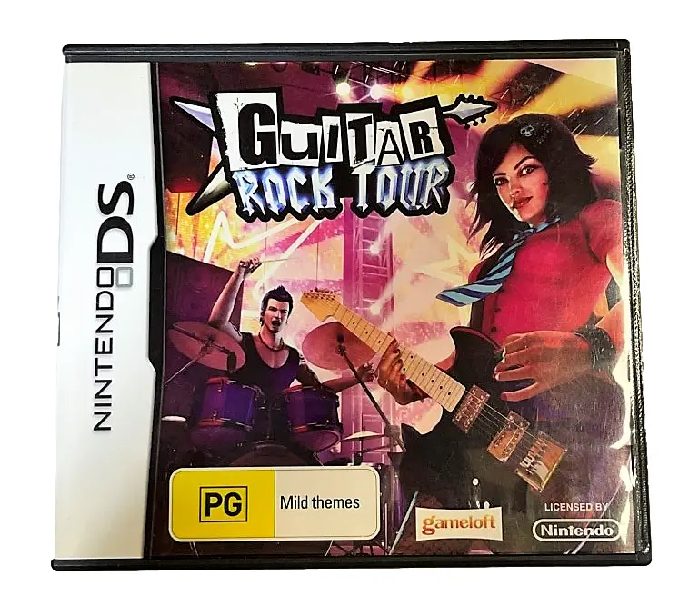 Guitar Rock Tour Nintendo Ds 2Ds 3Ds Game *Complete* (Preowned) 1