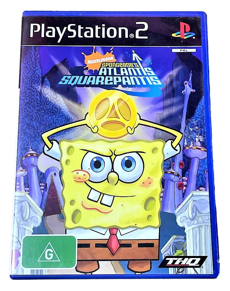 Spongebob's Atlantis Squarepantis Ps2 Pal *No Manual* (Pre-Owned) 1