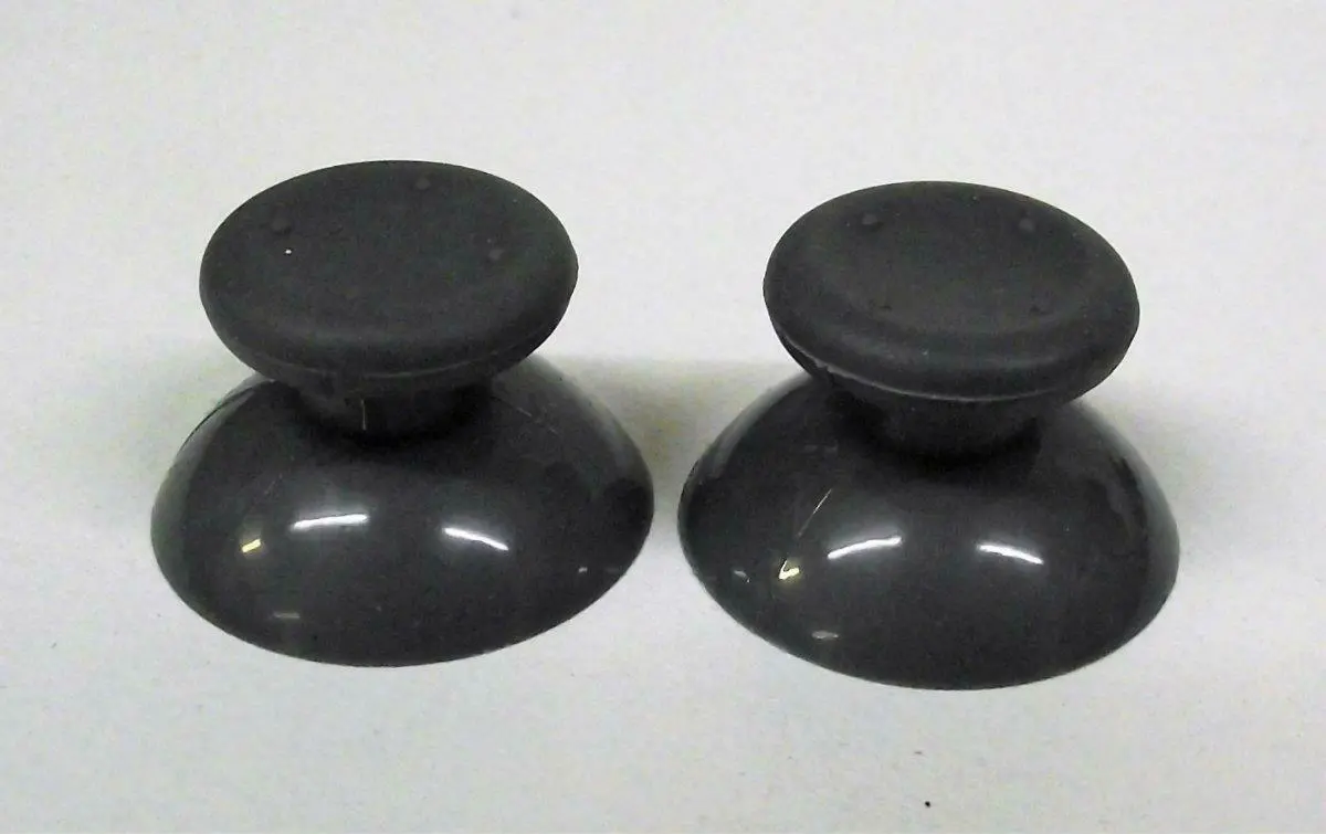 2 X Grey Replacement Xbox 360 Controller Joystick Thumb Pad Stick Caps 1