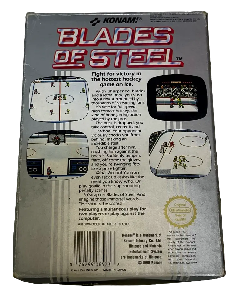Blades Of Steel Nintendo Nes Boxed Pal *Complete* (Preowned) 1