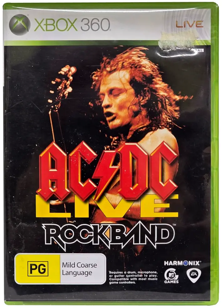 Ac/Dc Live Rock Band Xbox 360 Pal (Pre-Owned) 1