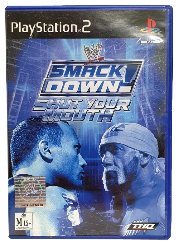 Smack Down Shut Your Mouth Ps2 Pal *No Manual* (Pre-Owned) 1
