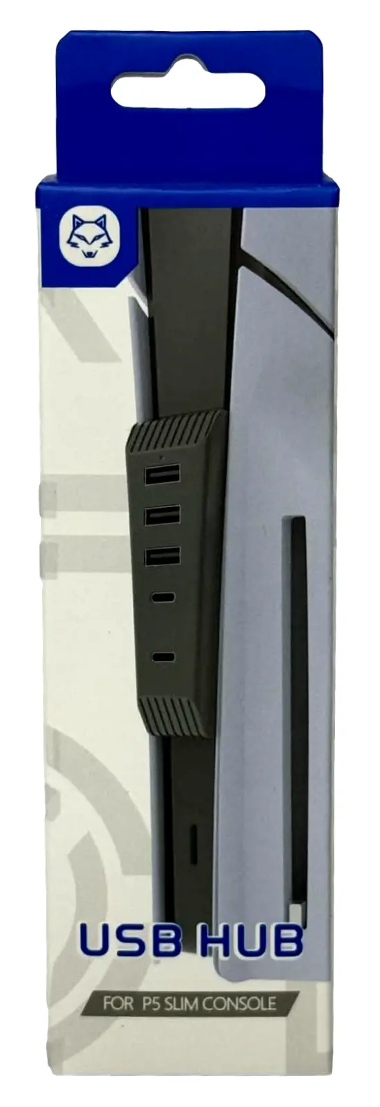 Black Usb Hub For Ps5 De / Uhd Version Playstation 5 Slim Consoles 1