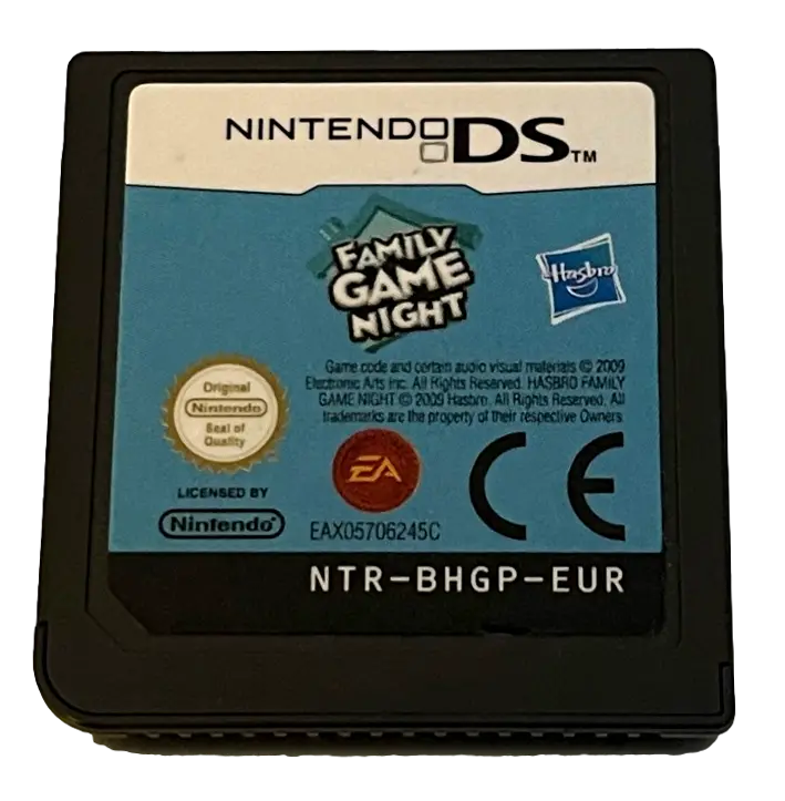 Hasbro Game Night Nintendo Ds 2Ds 3Ds Game *Cartridge Only* (Pre-Owned) 1