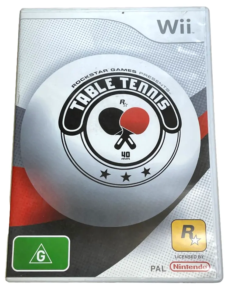 Table Tennis Nintendo Wii Pal *Complete*  (Pre-Owned) 1
