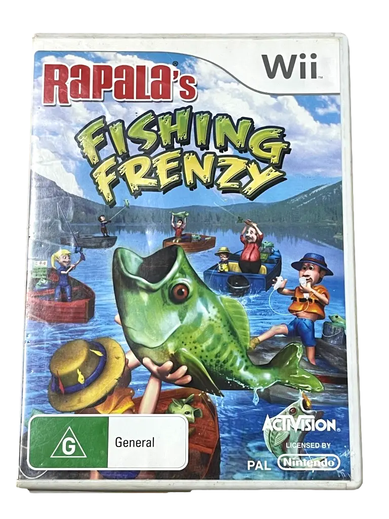 Rapala Fishing Frenzy Nintendo Wii Pal *Complete* (Pre-Owned) 1