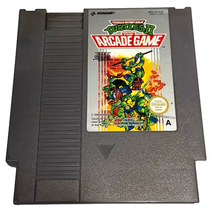 Teenage Mutant Ninja Turtles Ii Arcade Game Nintendo Nes Pal *Cartridge Only* (Preowned) 1