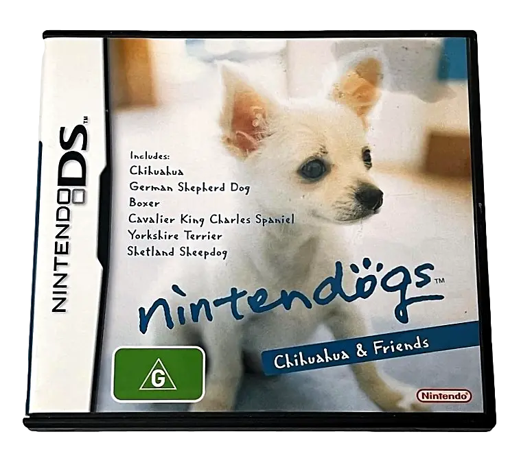 Nintendogs Chihuahua & Friends Nintendo Ds 3Ds Game *No Manual* (Preowned) 1