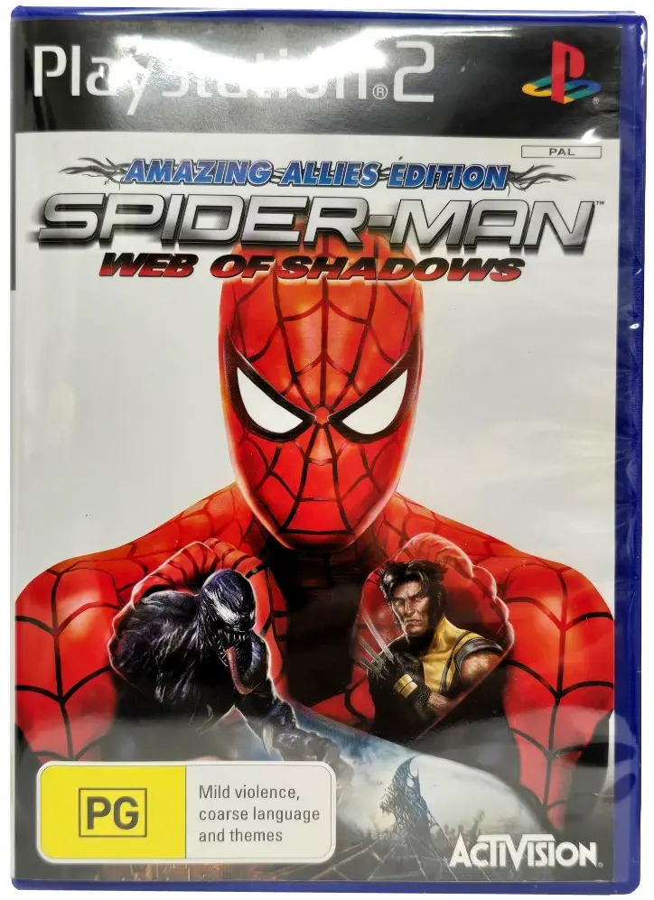 Spider-Man Web Of Shadows Amazing Allies Edition Ps2 Pal *No Manual* (Preowned) 1