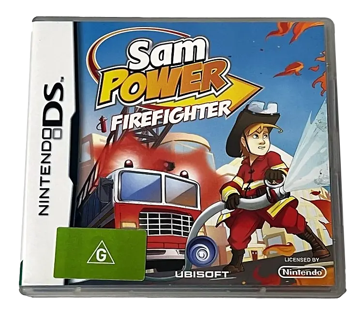 Sam Power Firefighter Nintendo Ds 2Ds 3Ds Game *No Manual* (Pre-Owned) 1