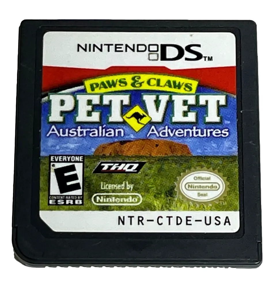 Pet Vet Australian Adventures Nintendo Ds 2Ds 3Ds *Cartridge Only* (Pre-Owned) 1