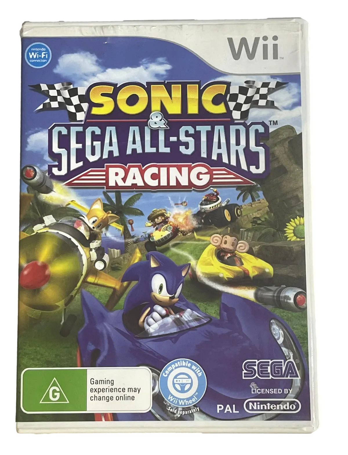 Sonic & Sega All Stars Racing Nintendo Wii Pal *No Manual* (Preowned) 1