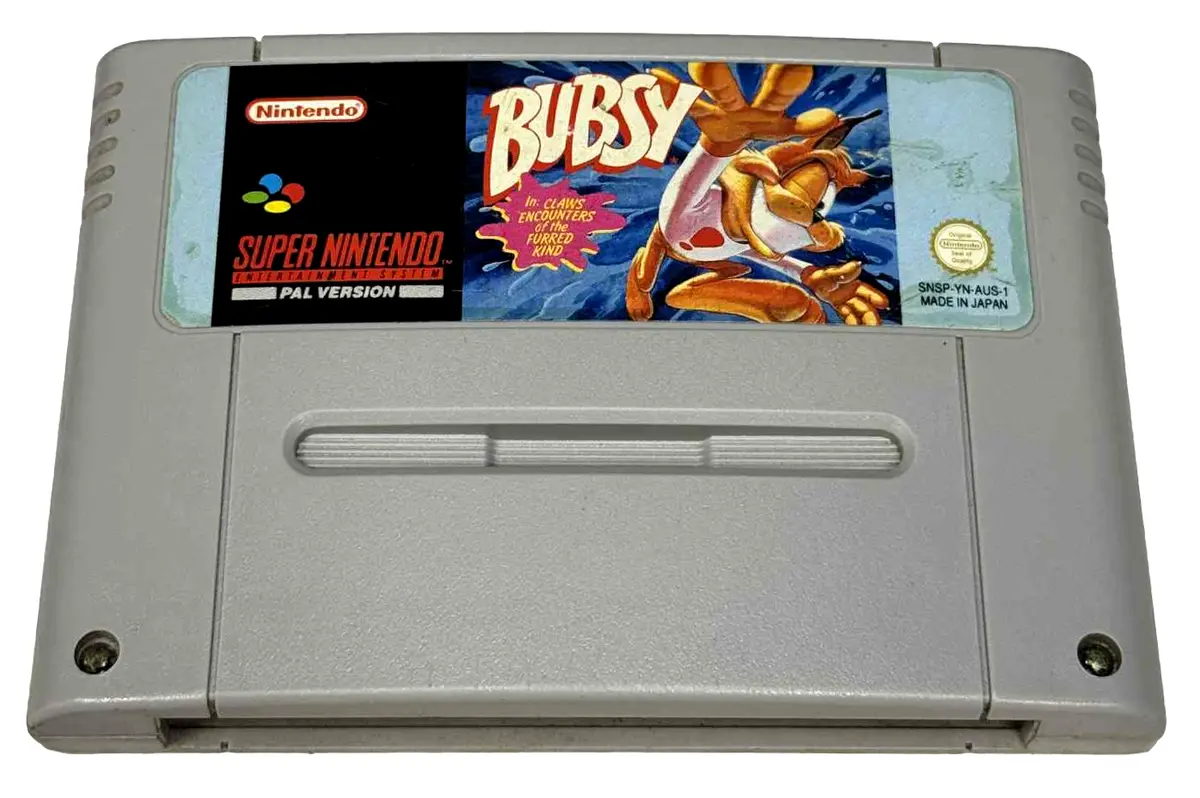 Bubsy Super Nintendo Snes Pal  #1 (Preowned) 1