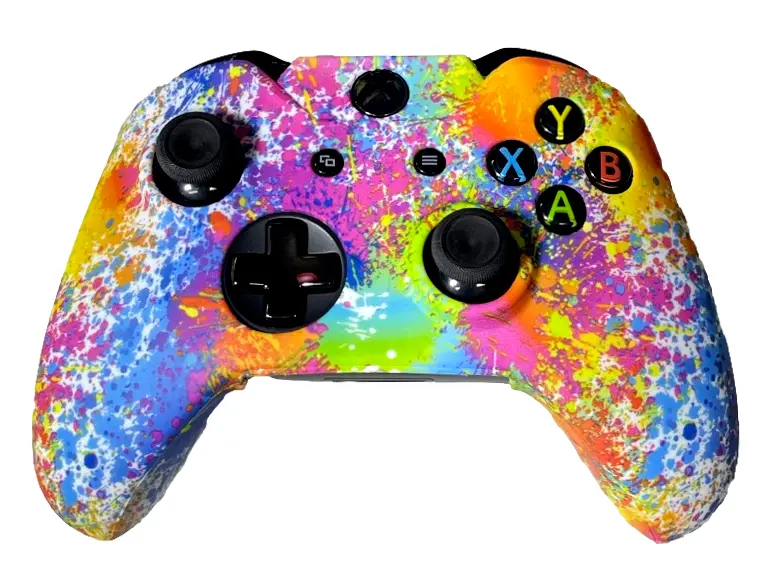 Silicone Cover For Xbox One Controller Skin - Paint Splatter 1