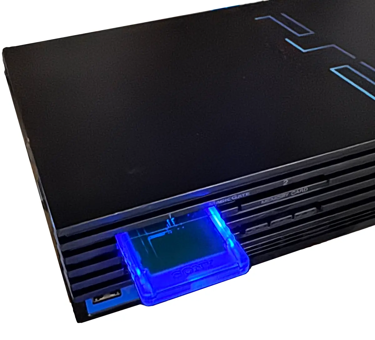 Light Up Blue Ps2 Genuine Sony Playstation 2 Memory Card 8Mb (Refurbished) 1