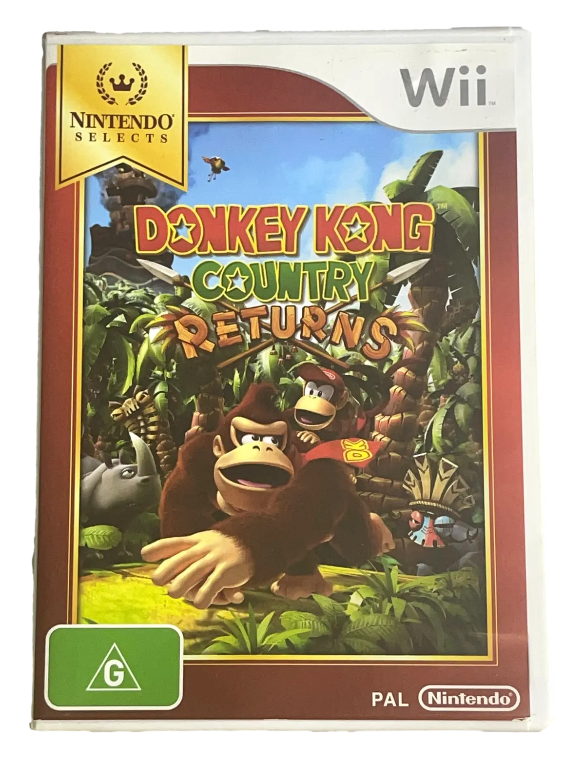 Donkey Kong Country Returns Nintendo Wii Pal *Complete*  (Pre-Owned) 1