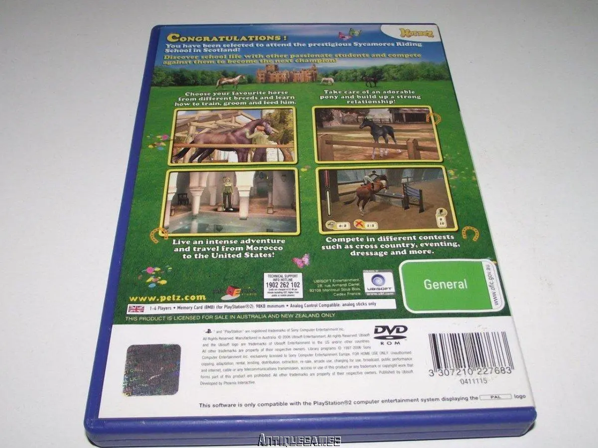 Horsez Ps2 Pal *Complete* Playstation 2 2