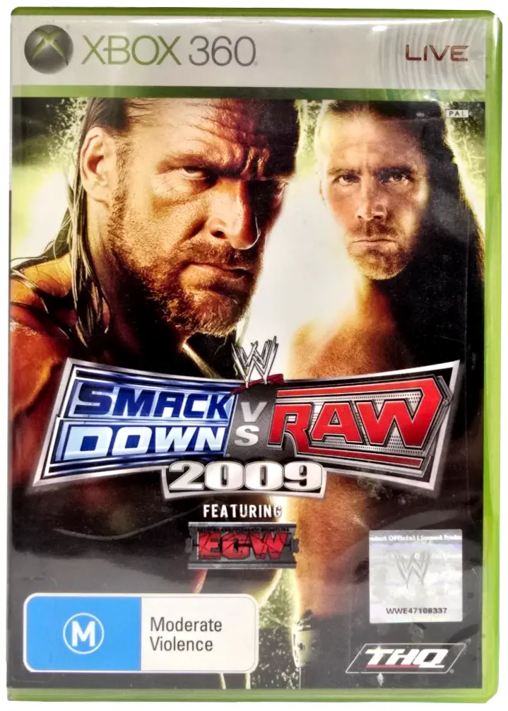 Smackdown Vs Raw 2009 Xbox 360 Pal (Preowned) 1