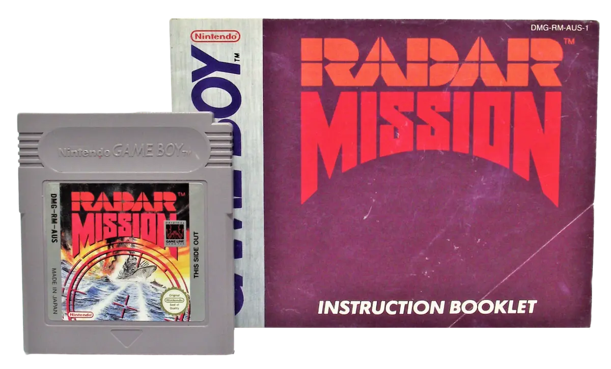 Radar Mission Nintendo Gameboy *Manual* 1