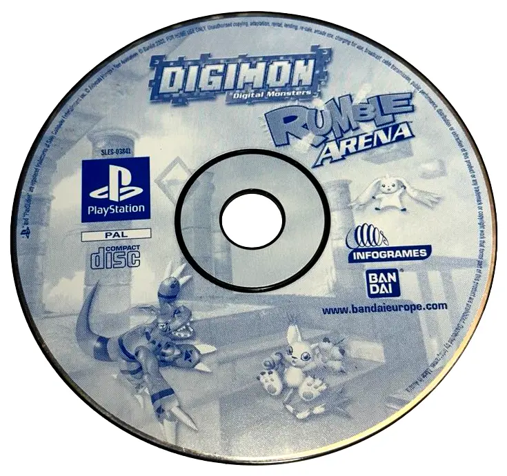 Digimon World Arena Rumble Ps1 Ps2 Ps3 Pal *Disk Only* (Preowned) 1