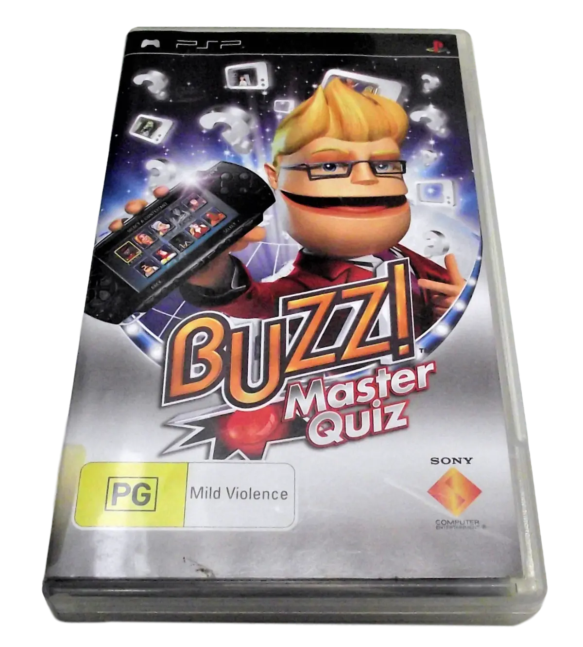 Buzz! Master Quiz Sony Psp Game (Pre-Owned) 1