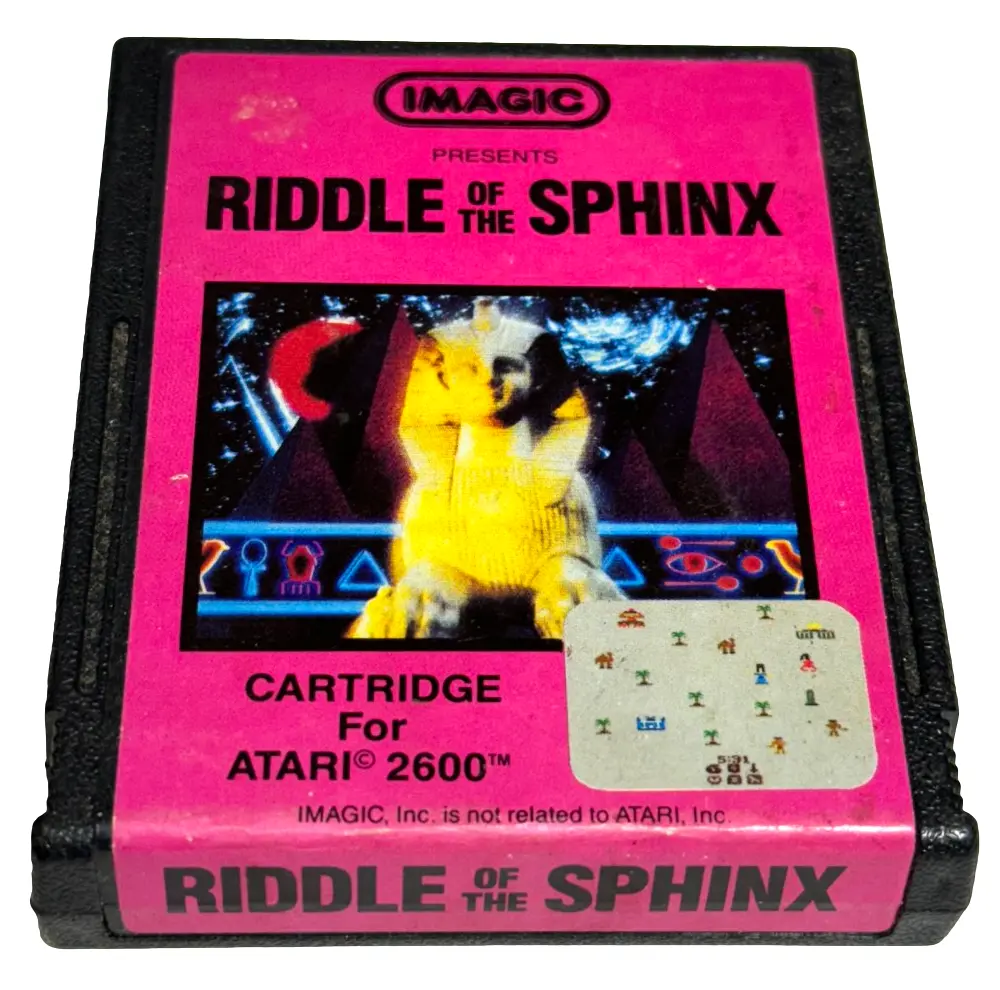 Riddle Of The Sphinx Atari 2600 *Cartridge Only* Imagic (Preowned) 1